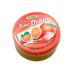 WOOGIE ORANGE CANDY, METAL BOX, 200 G
