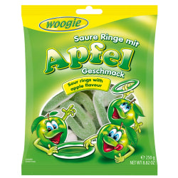 JELLY RINGS, APPLE WOOGIE, 250 G