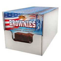КЕКСЧЕТА BROWNIES С ШОКОЛАДОВИ ПАРЧЕНЦА, КУТИЯ 240 Г.