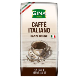 КАФЕ НА ЗЪРНА GINA CAFFE ITALIANO 1 КГ.
