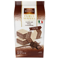 FEINY MINI WAFFLES WITH COCOA, PACKAGE 125 G