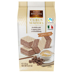 FEINY MINI WAFFLES CAPPUCCINO, PACK 125 G