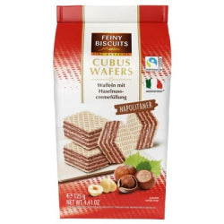 MINI WAFFLES WITH HAZELNUT FILLING FEINY 125 G