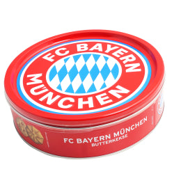 FC BAYERN MUNCHEN BUTTER BISCUITS, METAL BOX 340 G