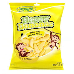 WOOGIE JELLY BANANAS, 250 G BAG