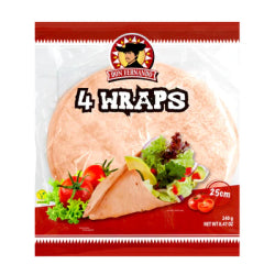 DON FERNANDO TOMATO FLAVOR CAKES/TORTILAS 4x25 CM, 240 G