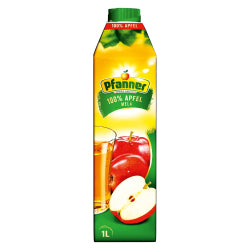 PFANNER JUICE, 100% APPLE, 1 L