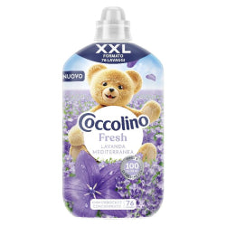 ОМЕКОТИТЕЛ-КОНЦЕНТРАТ COCCOLINO LAVANDA MEDITERRANEA 76 ПРАНЕТА, 1.75 Л