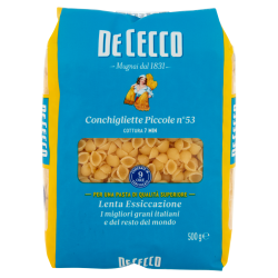 Паста De Cecco Conchigliette Piccole №53, 500 Г.