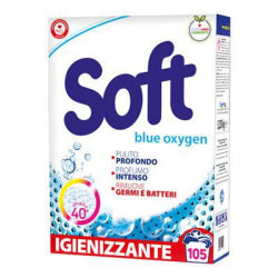 Прах За Пране Soft Blue Oxygen Кутия В Кутия, 105 Пранета 5.25 Кг.