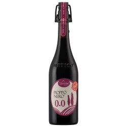 ЧЕРВЕНО ВИНО "PIOPPO NERO" ROSSO FRIZZANTE 0,0% VOL. -TORREINO - METICO 0.75 Л