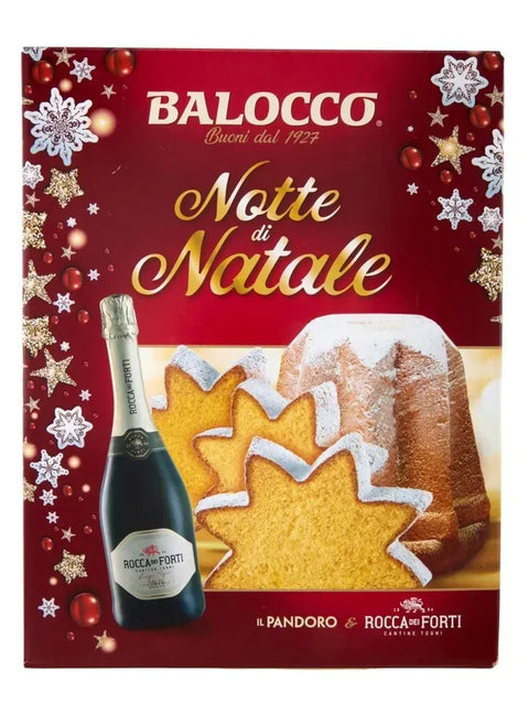 Pandoro Balocco 750g & Spumante Rocca dei Forti - Notte di Natale.